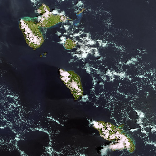 Envisat view of the eastern Caribbean Sea