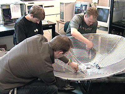 Assembling a reception antenna