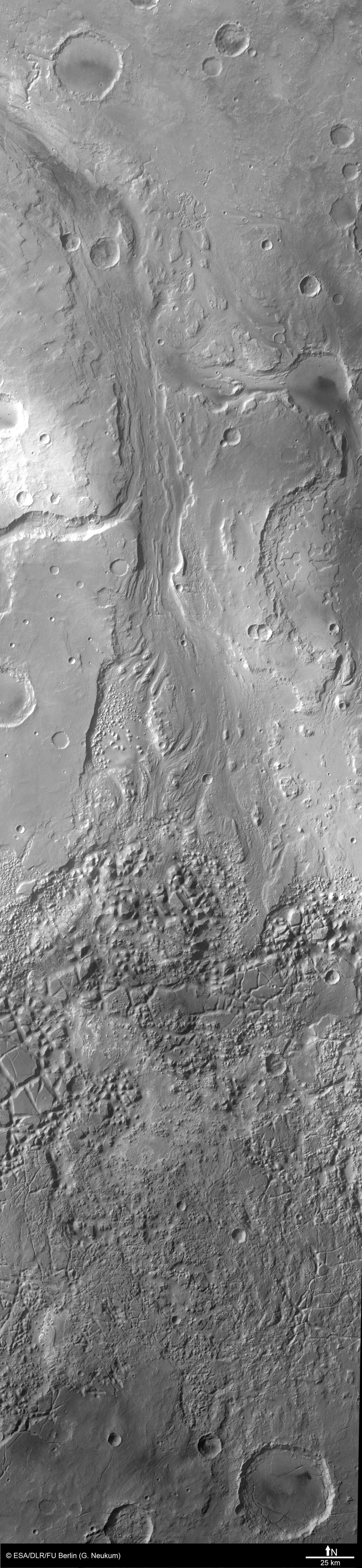 Black and white pan across the region