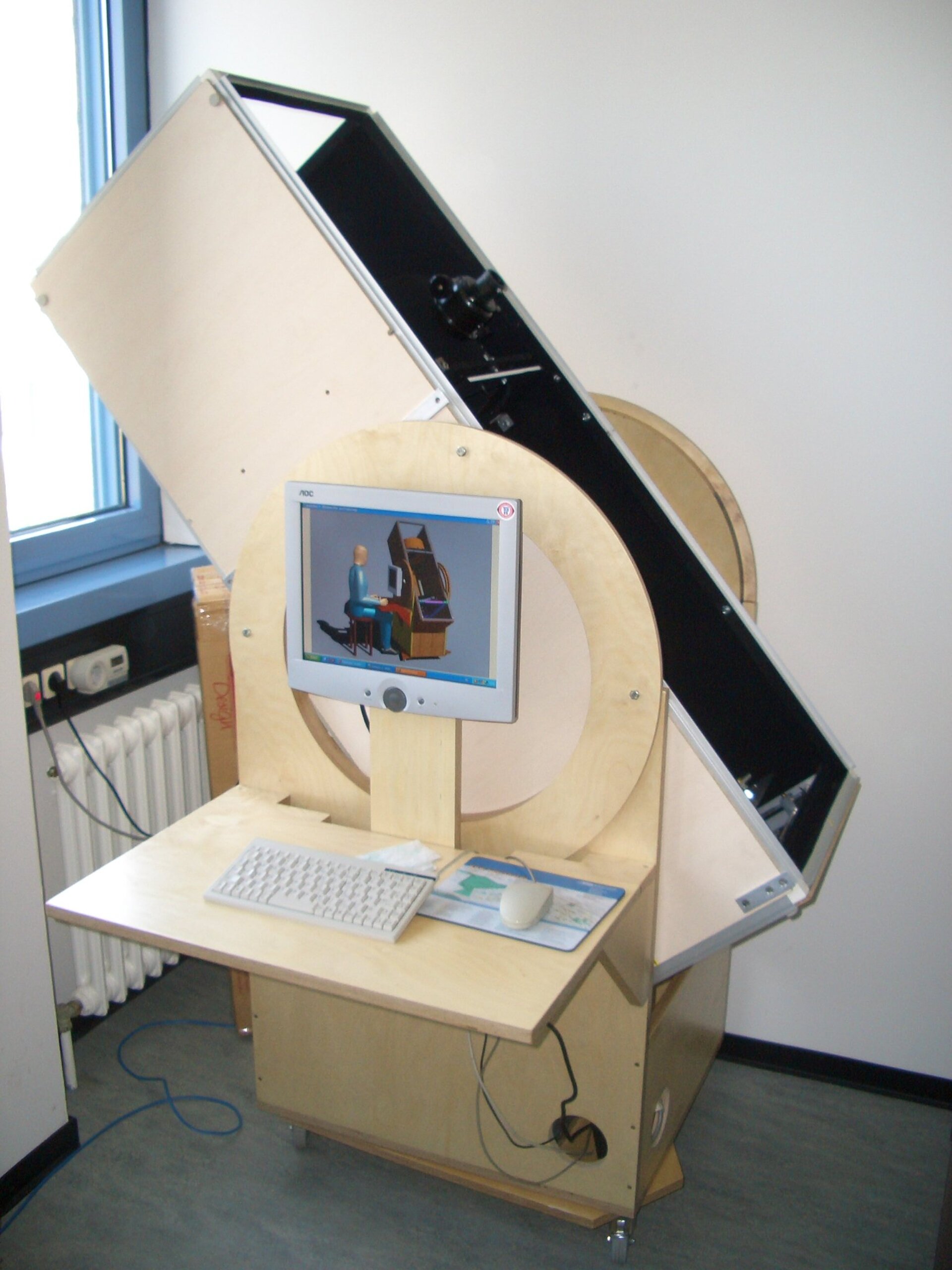 Collimation testbed of the Dobson telescope