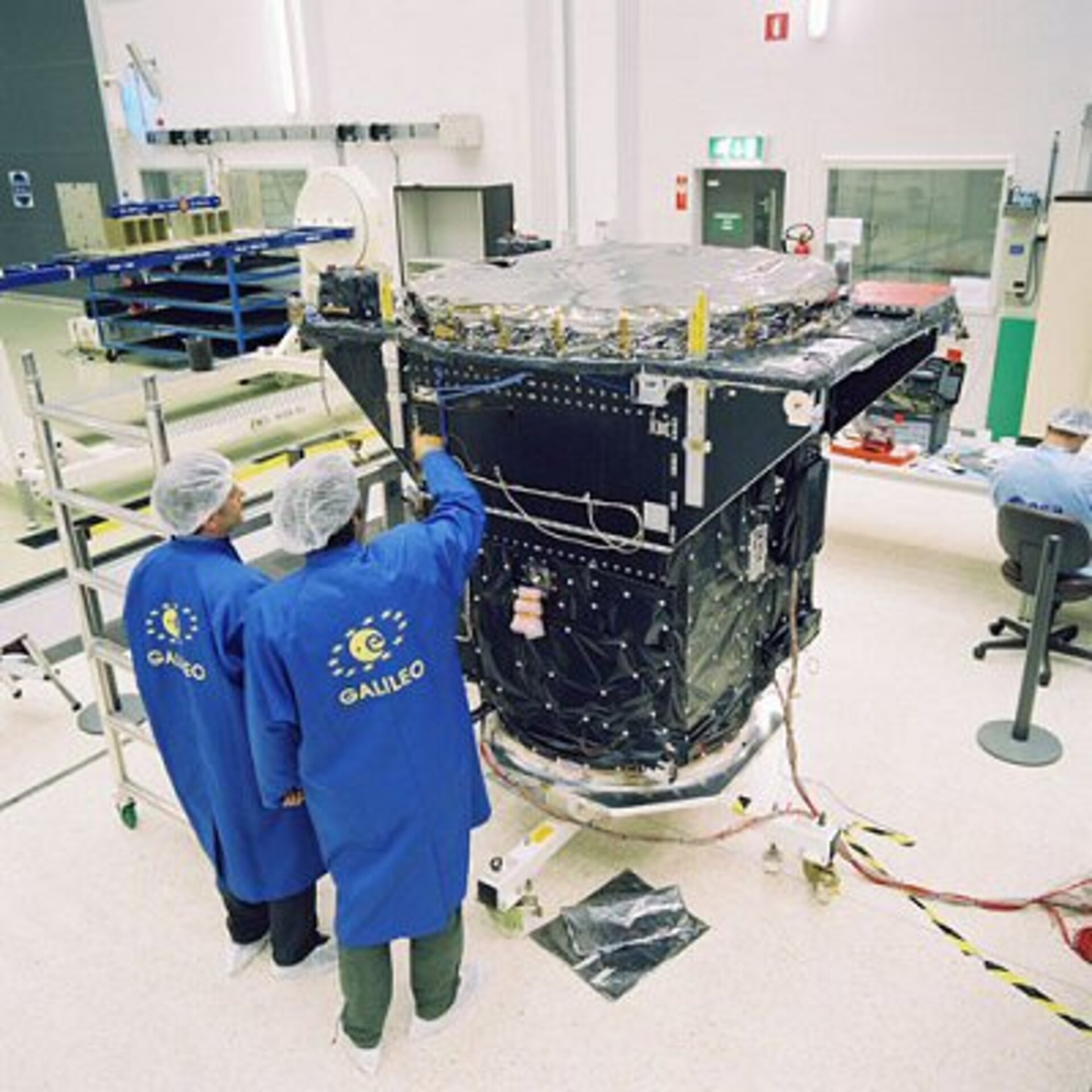 GIOVE A i ESA's testcenter i Holland.