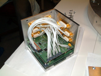 Inside view of the on-board computer