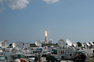 Lift-off of Space Shuttle Discovery 26 July