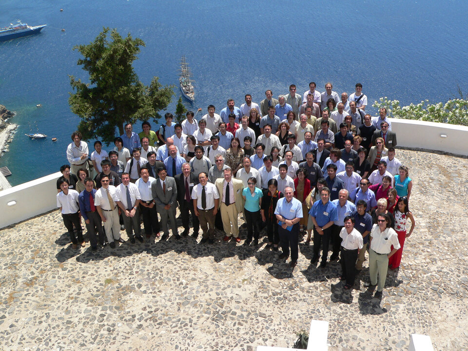Participants at the Dragon Santorini symposium