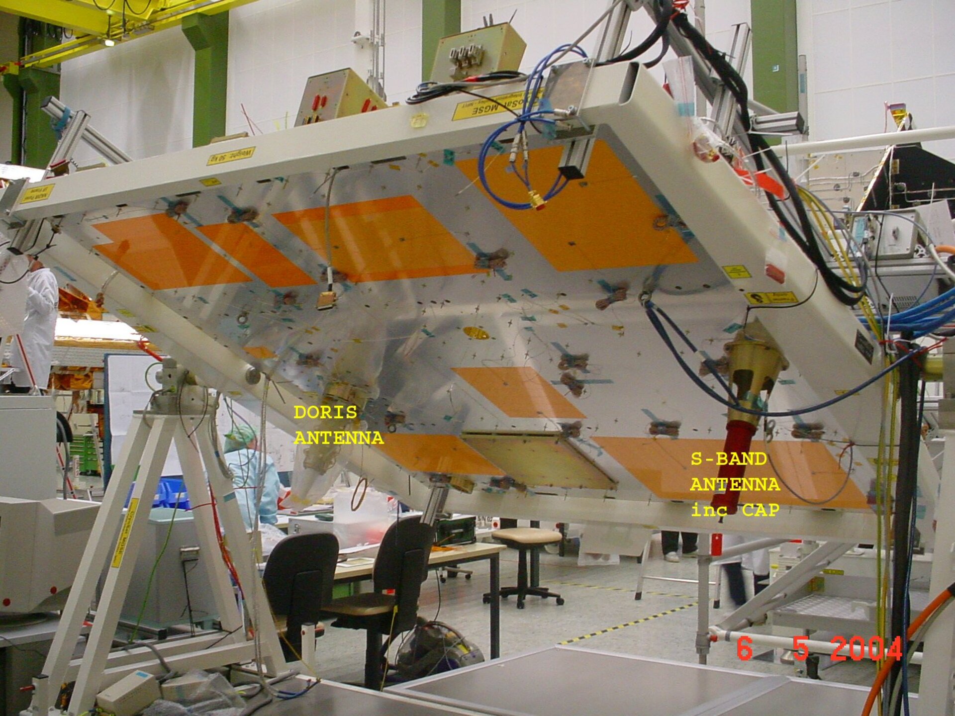 CryoSat Earth-facing panel