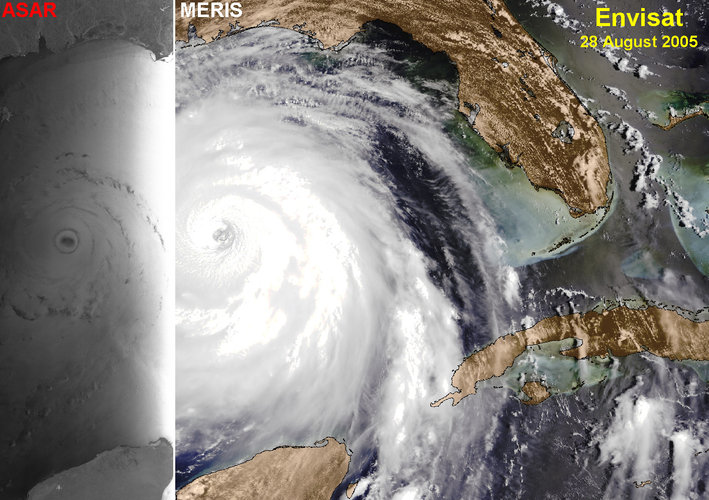 Envisat views of Hurricane Katrina