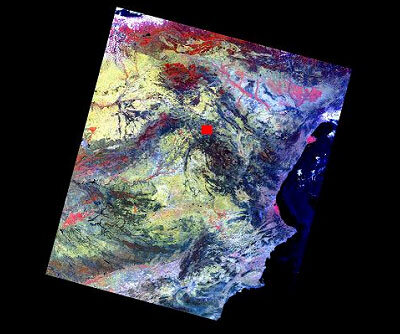 Imagen MERIS obtenida el pasado 24 de Julio