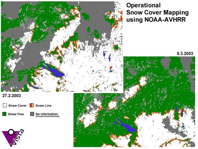 Snow cover mapping