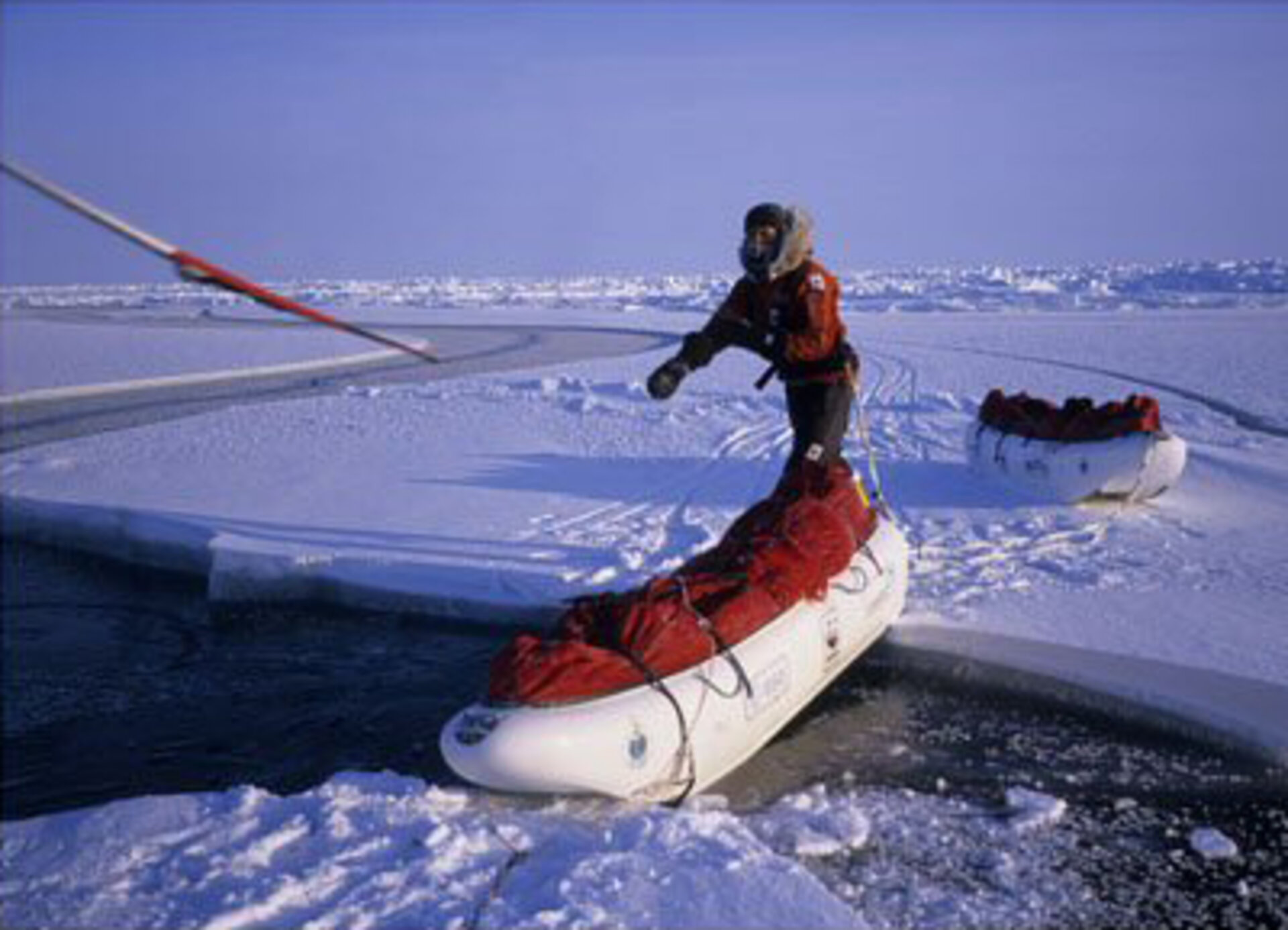 Crossing open water