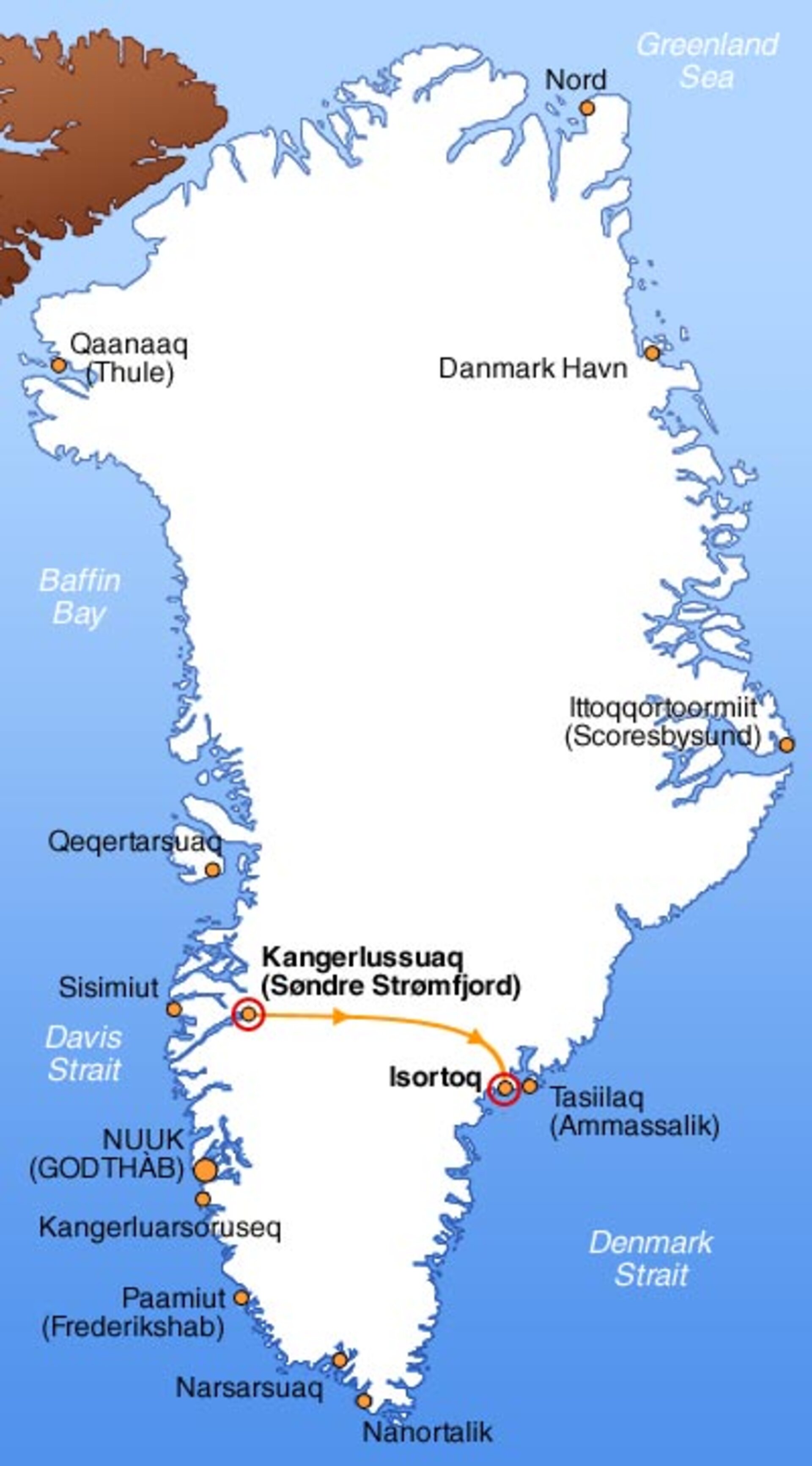 Expedition route
