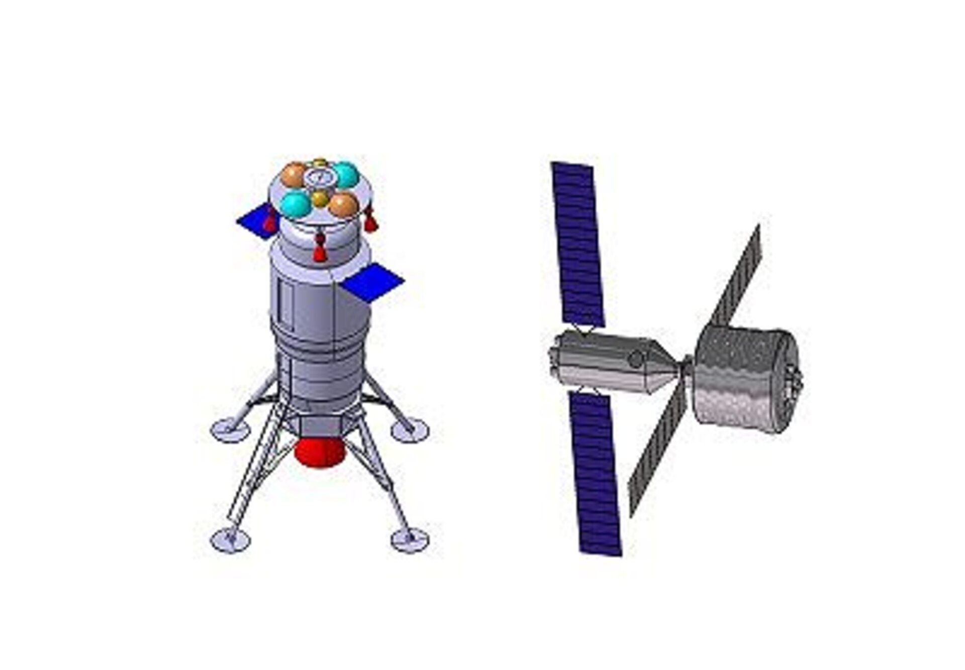 Lunar Excursion Vehicle and Hub