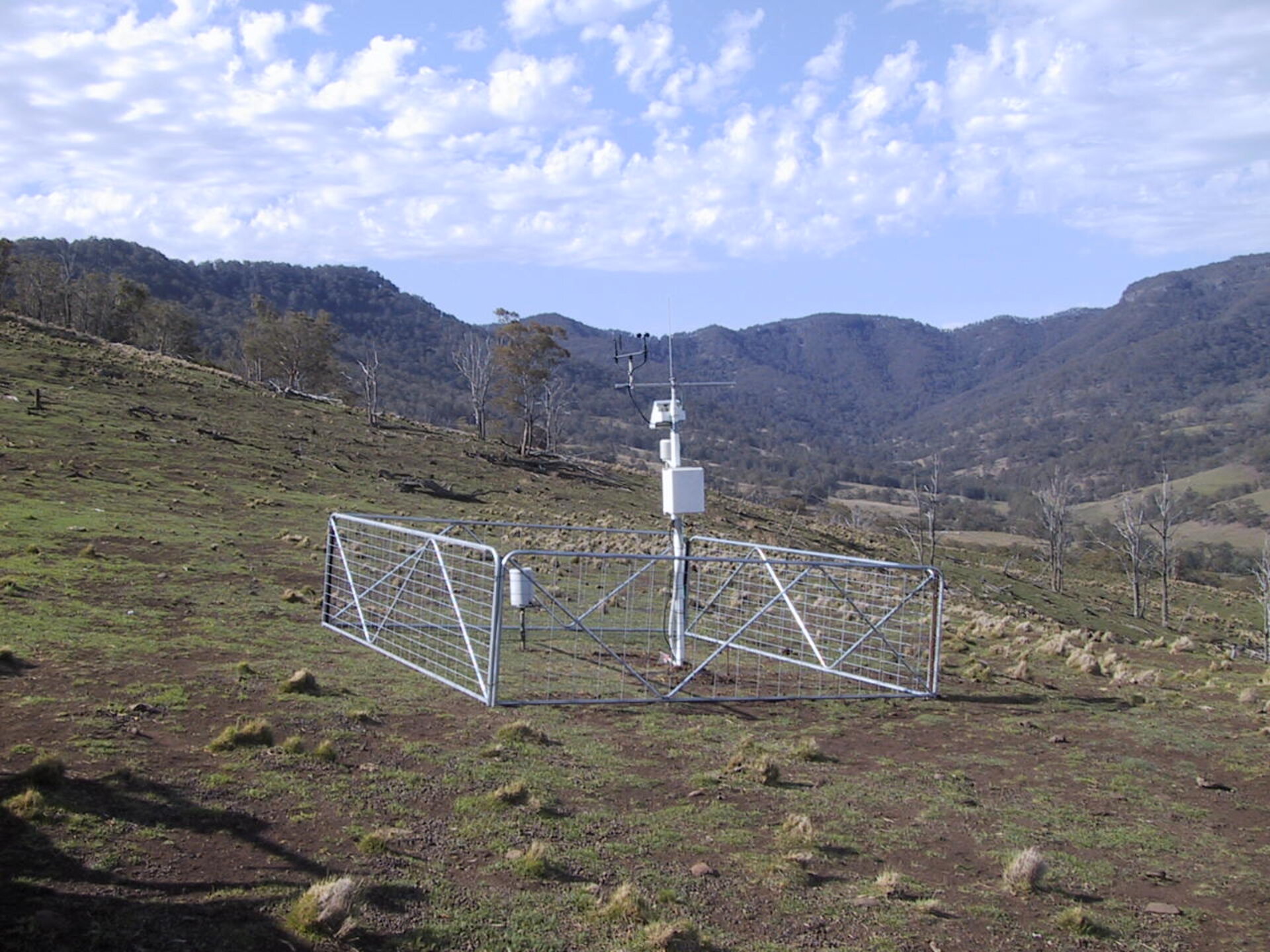 Weather and soil moisture measurement station