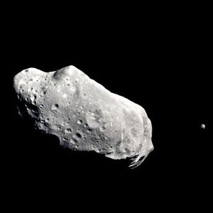 Asteroid 243 Ida and its newly discovered moon, Dactyl