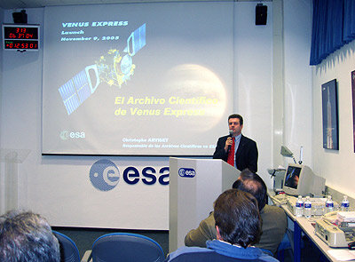 Christophe Arviset, Responsable de los Archivos de Ciencia y Jefe del equipo del Observatorio Virtual en ESAC