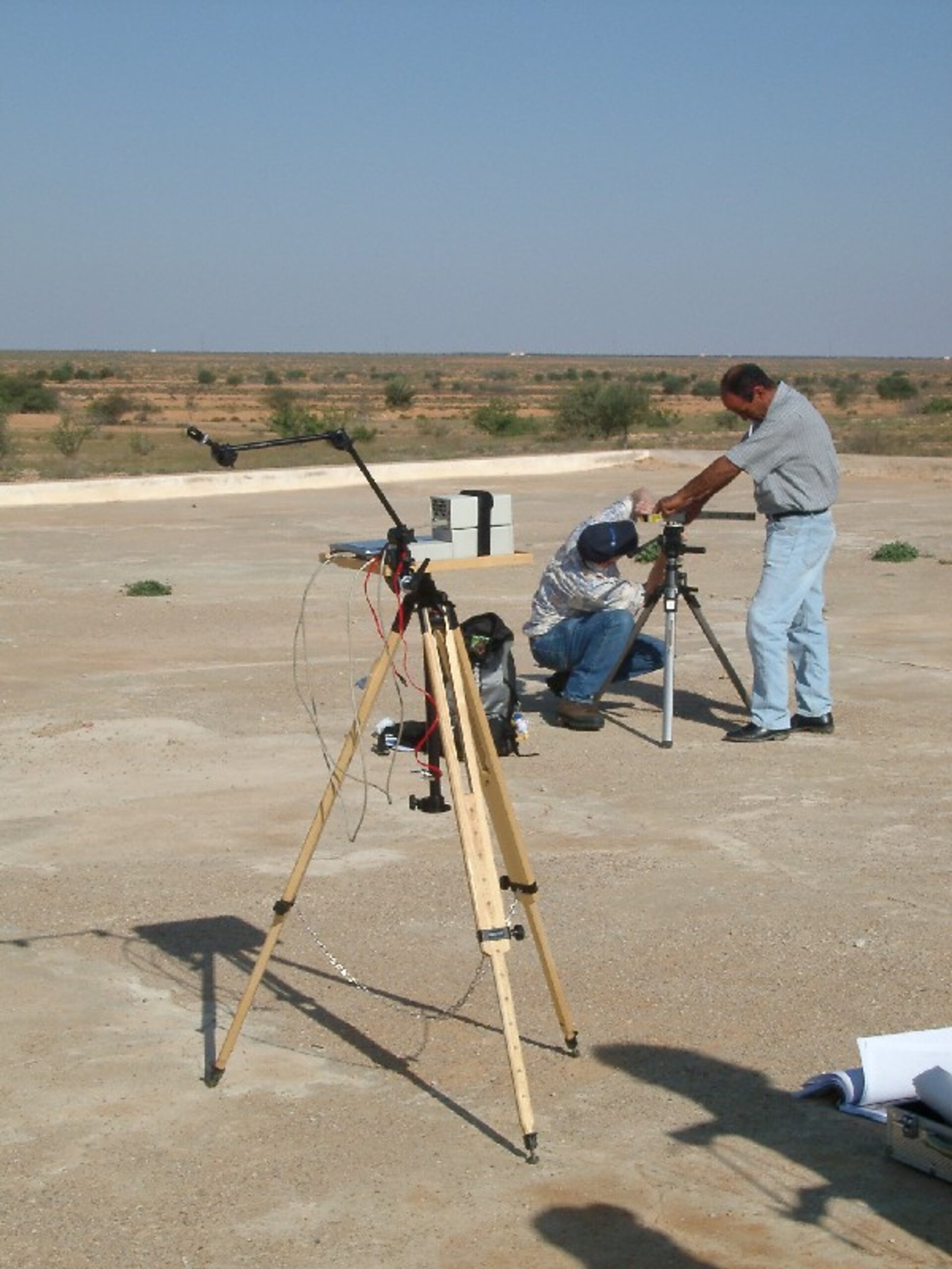 Measurements made on the ground