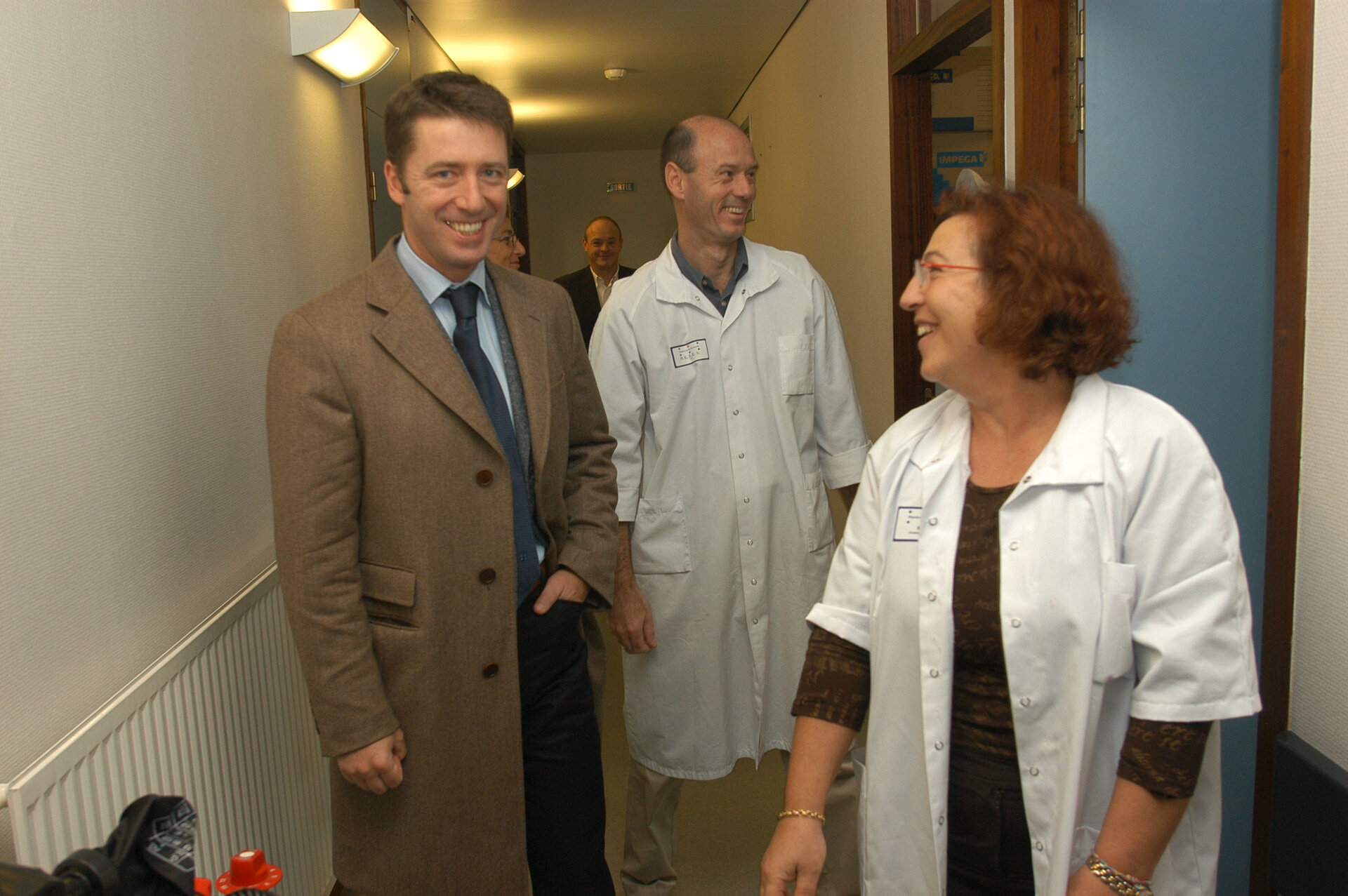 Roberto Vittori visiting MEDES in Toulouse during the second phase of the WISE study