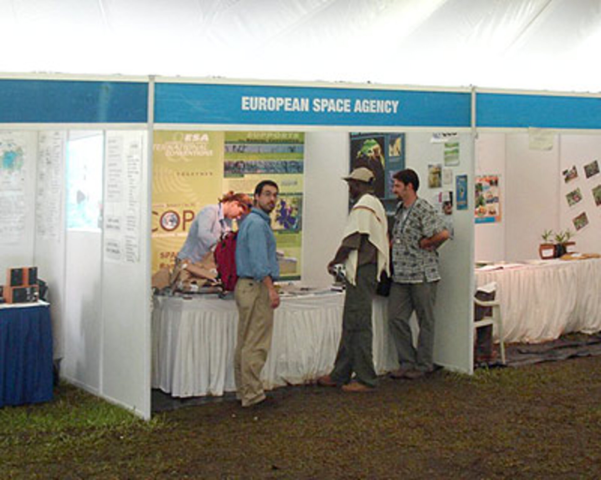The ESA stand at Ramsar COP 9
