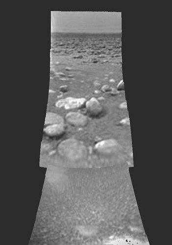 View of Titan's surface