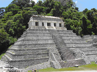 Mayan city in the Yucatan peninsula