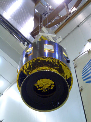 MSG-2 satellite being prepared for launch