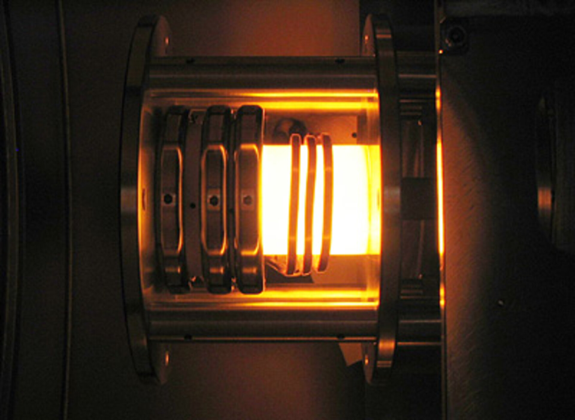 DS4G thruster firing during tests