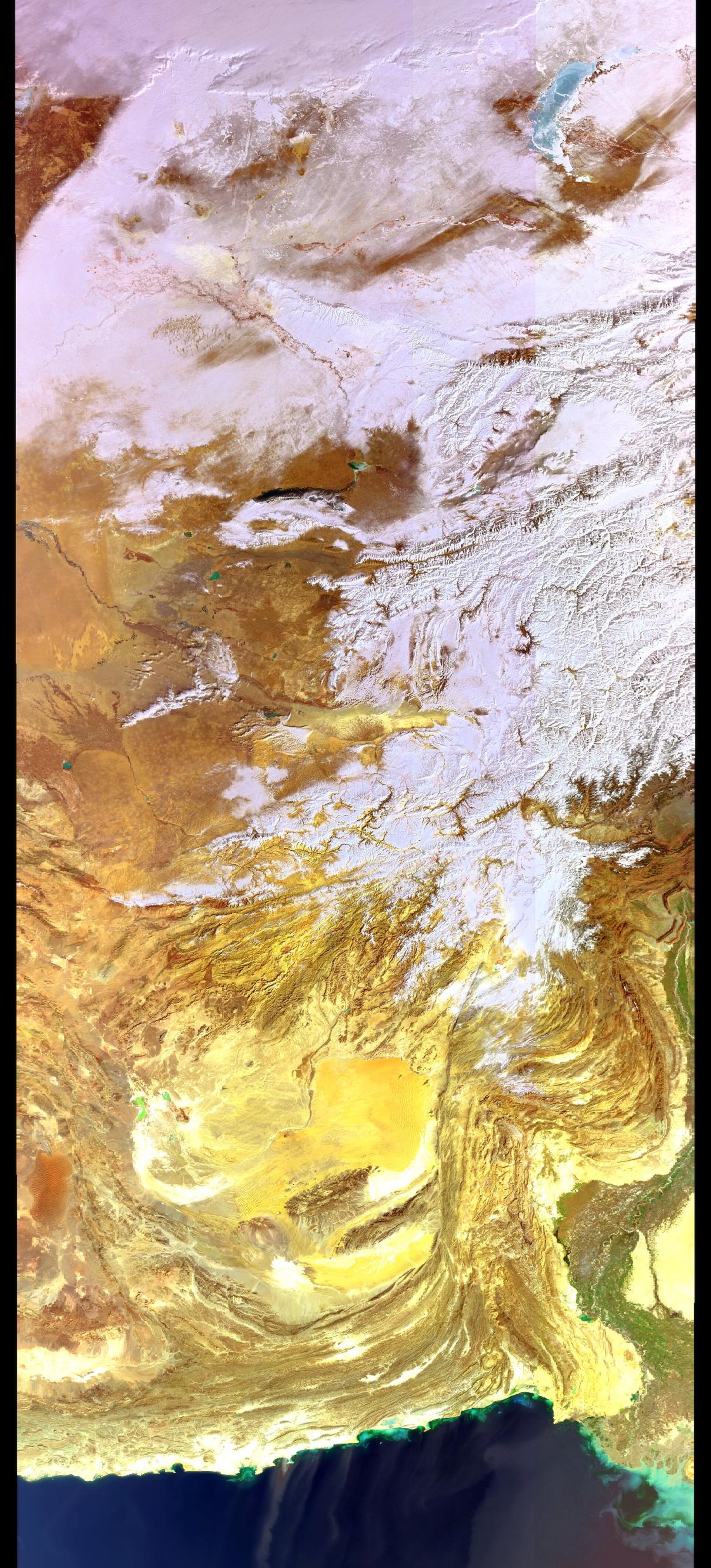 Envisat image over Central Asia