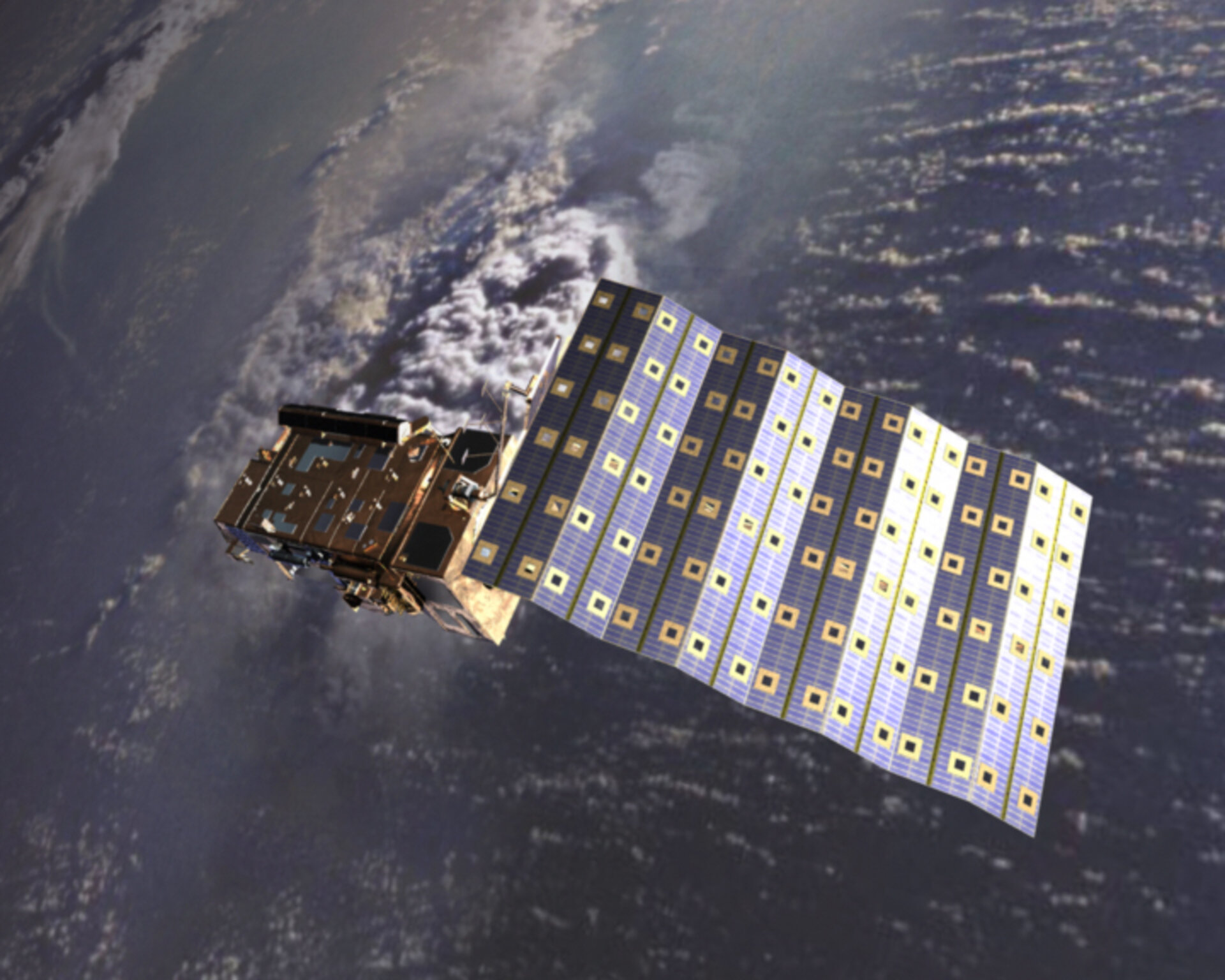 Deployment of the solar array