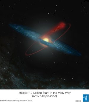Losing stars to the Milky Way