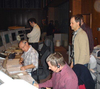 Engineers at ESOC handled the test from the ground