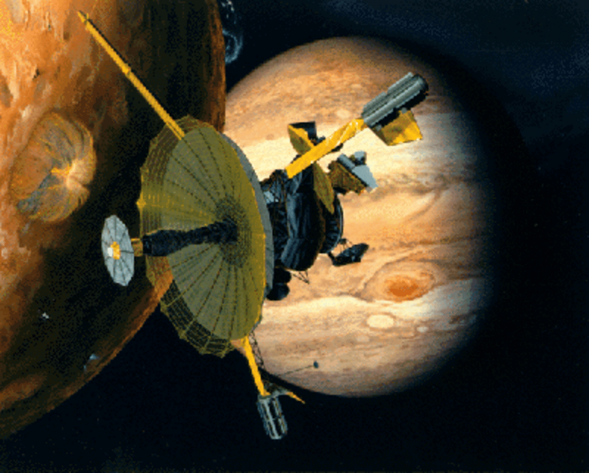 Galileo encounter with Io