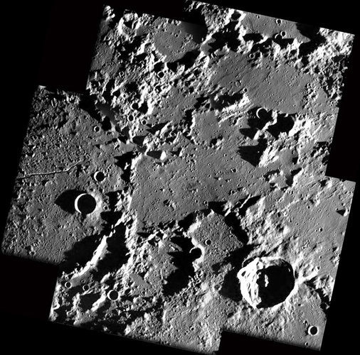 Mayer and Bond craters seen by SMART-1