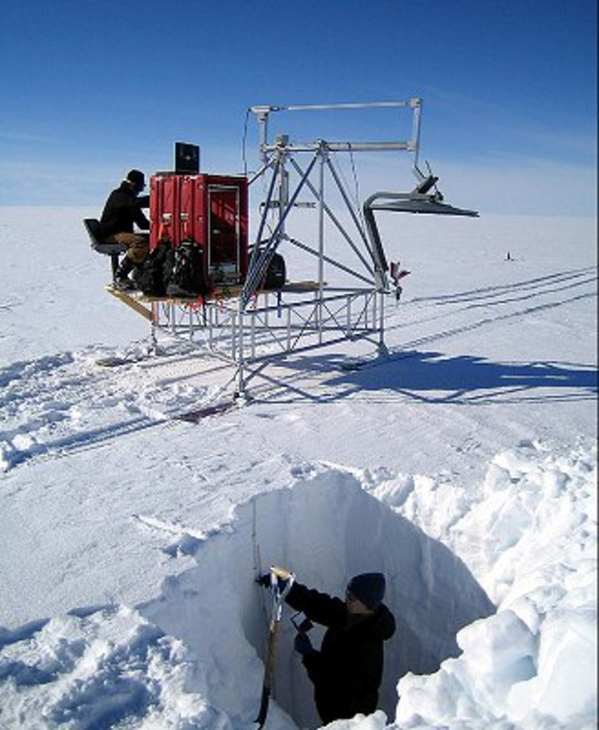 Analysis of the snow properties on the Greenland ice cap