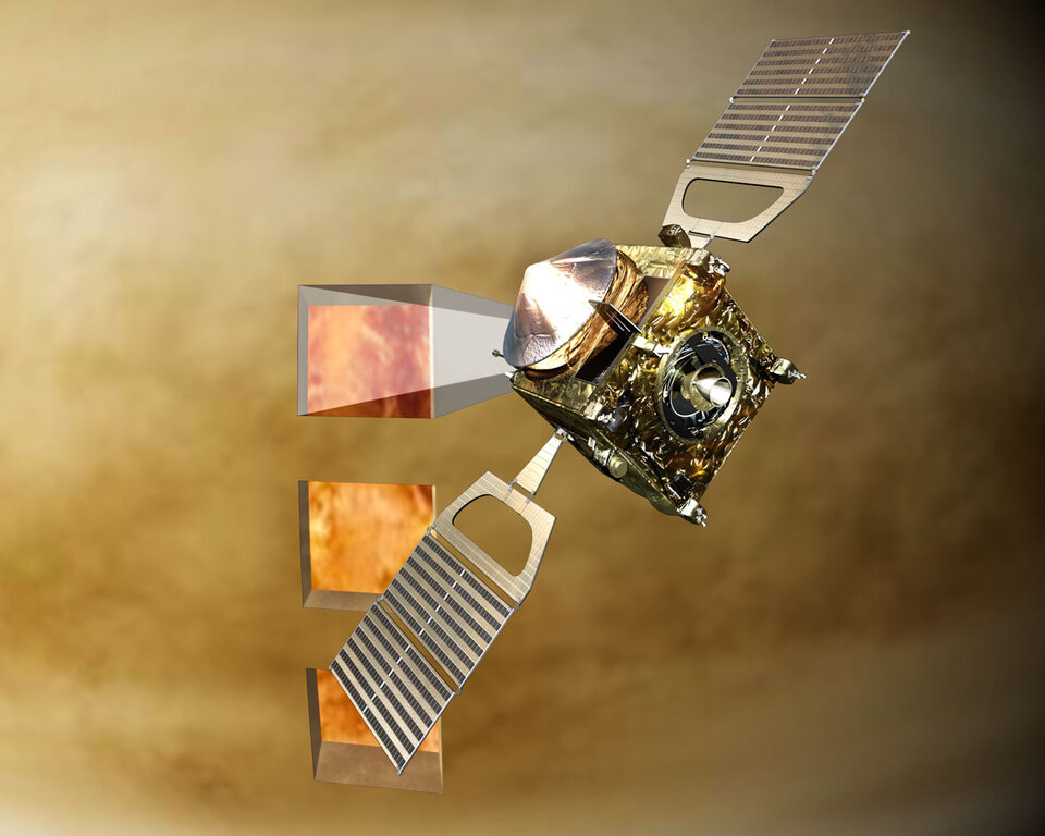 Venus Express étudiera l'atmosphère de Vénus