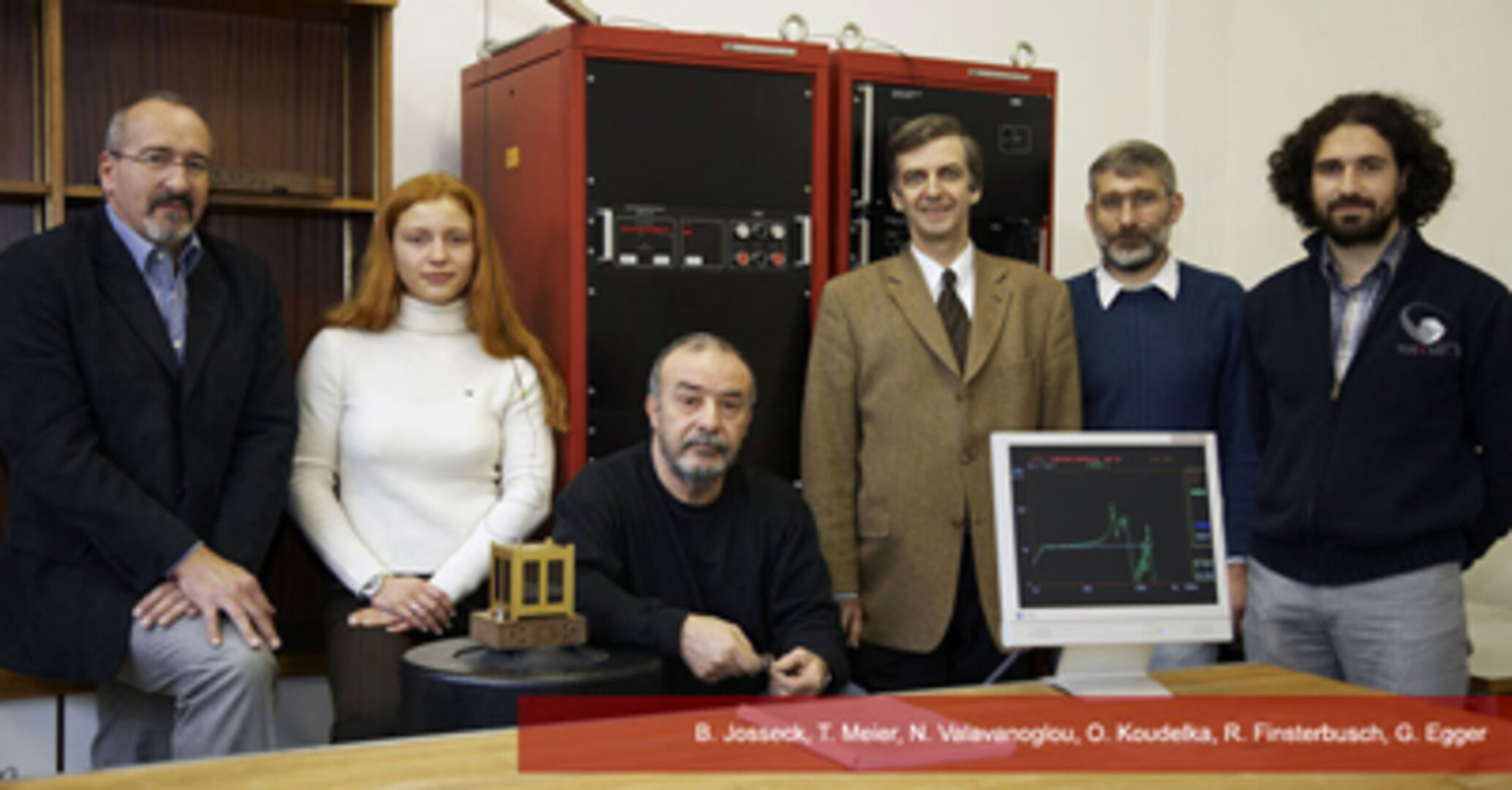 Das TUGSat-Team der TU Graz um Prof. Koudelka