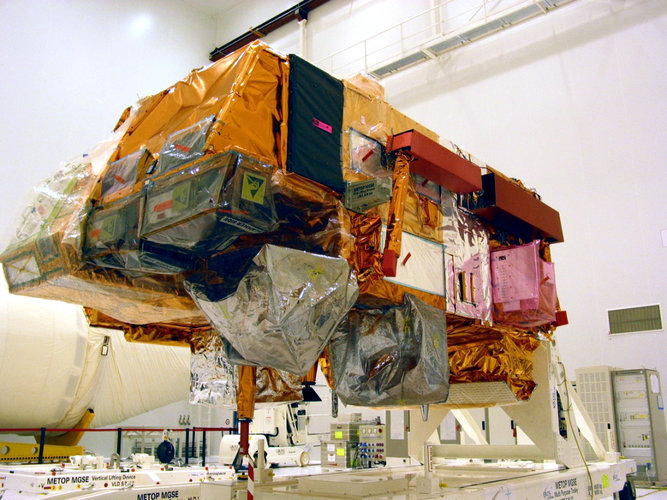 MetOp's Payload Module waiting for integration and testing