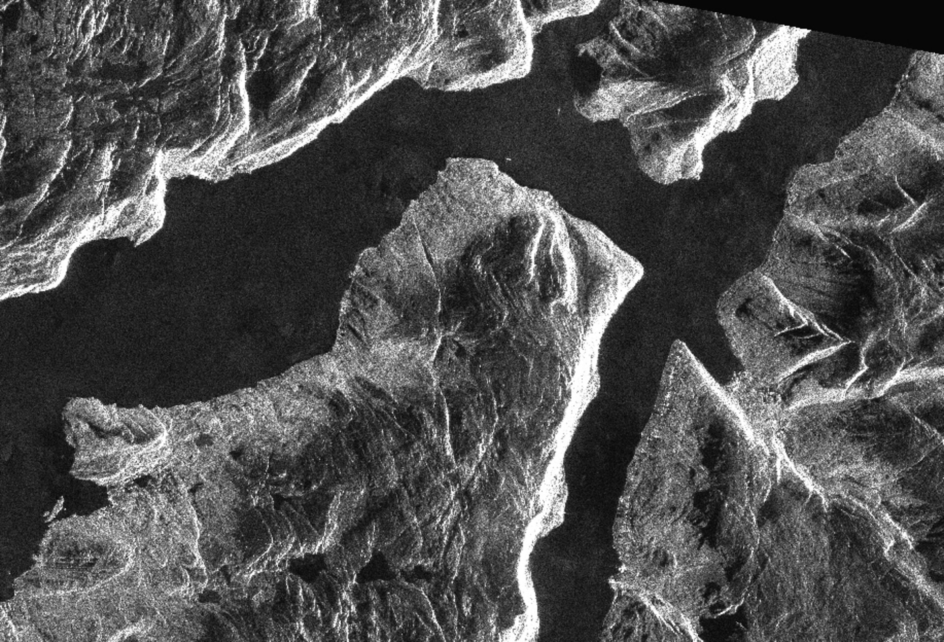 ALOS image of Hardangerfjord, Norway