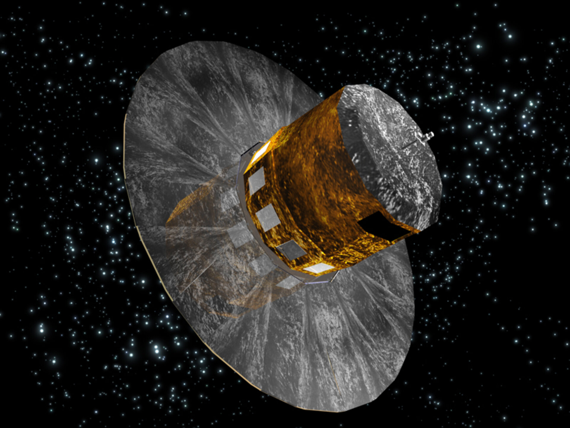 Artist's impression of the Gaia satellite