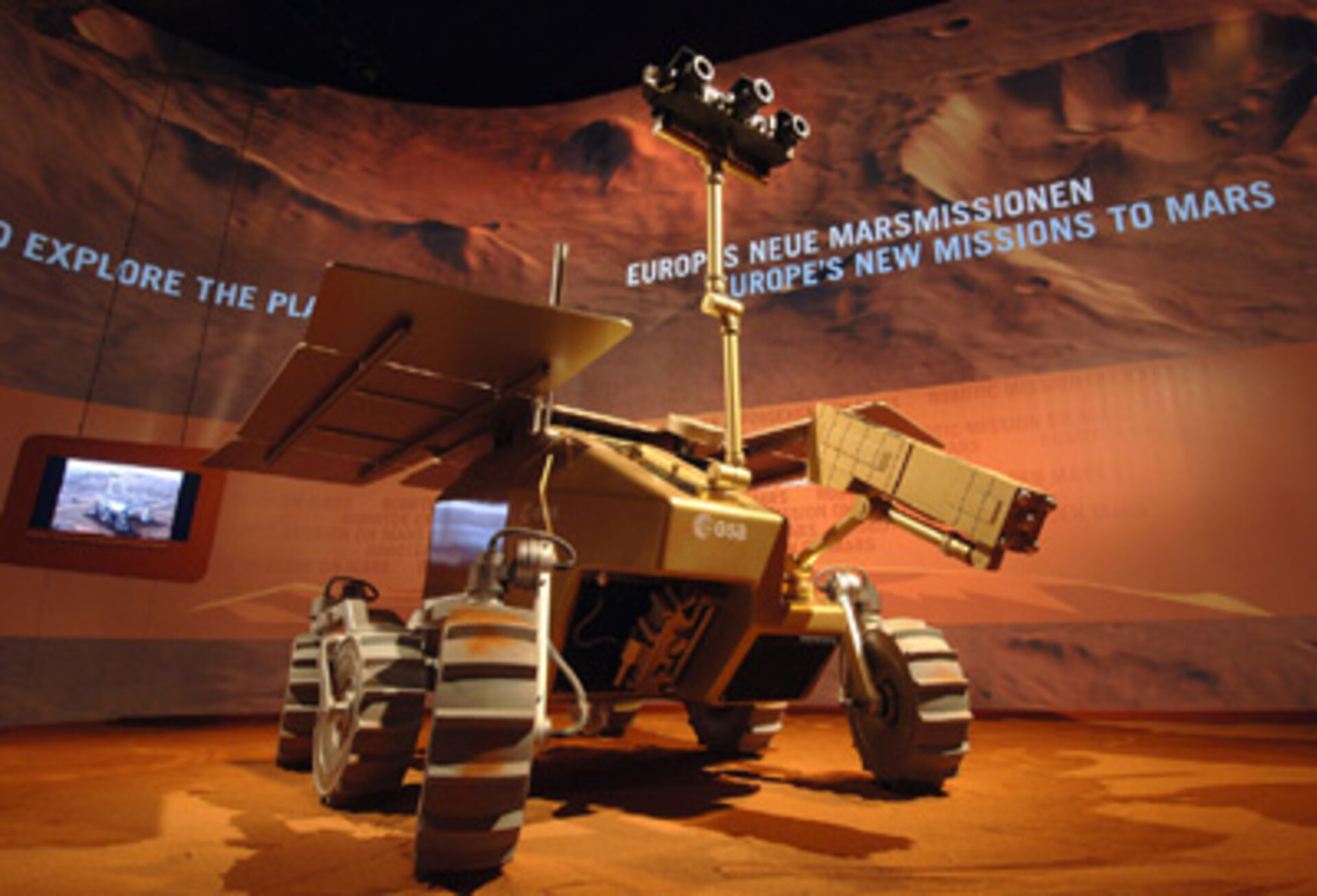Modell des Rovers für ExoMars