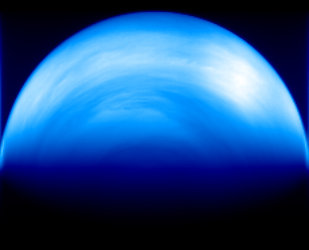 Atmospheric stripe-like features at Venus