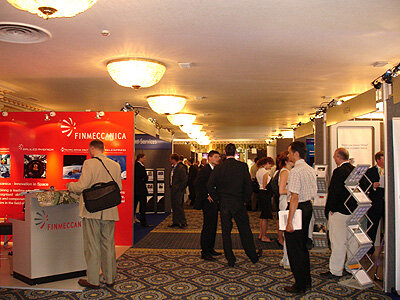 Exhibitor hall at SpaceOps 2006