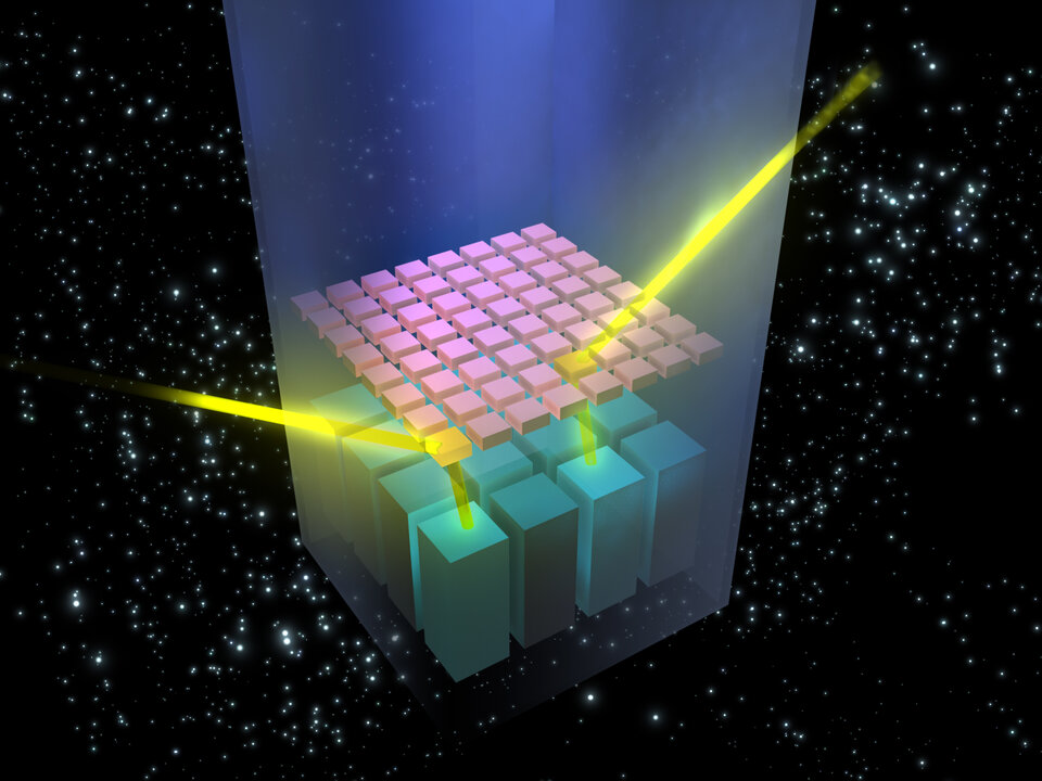 How the imager on-board Integral (IBIS) reconstructs images of powerful cosmic events and their position in the sky