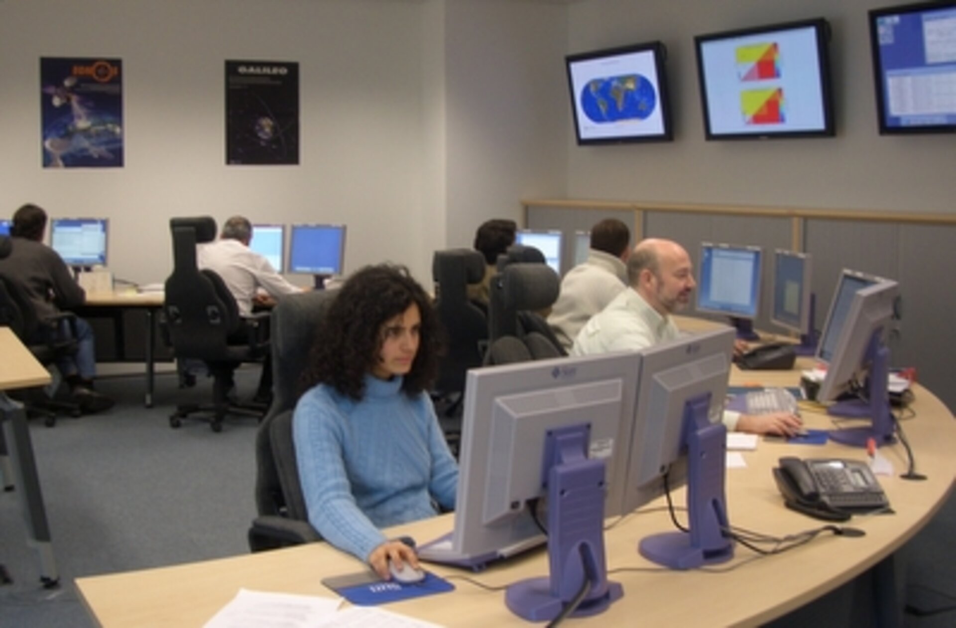 ESAn satelliittinavigaatiokeskus toiminnassa