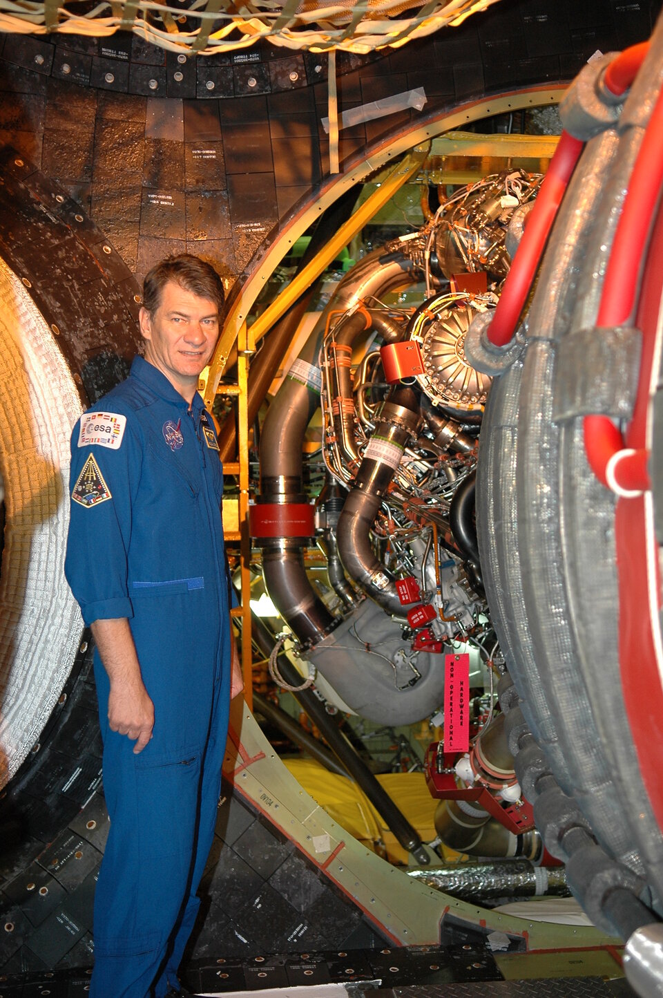 Paolo Nespoli at Kennedy Space Center