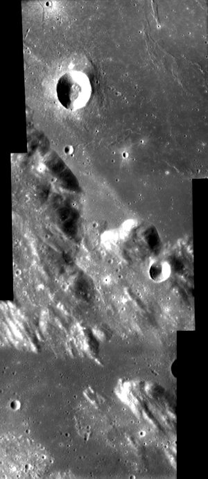 Area around the Sulpicius Gallus crater on the Moon