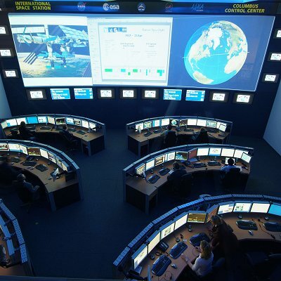 Das Columbus-Kontrollzentrum Columbus Control Centre ist die Haupteinrichtung für die europäischen Aktivitäten