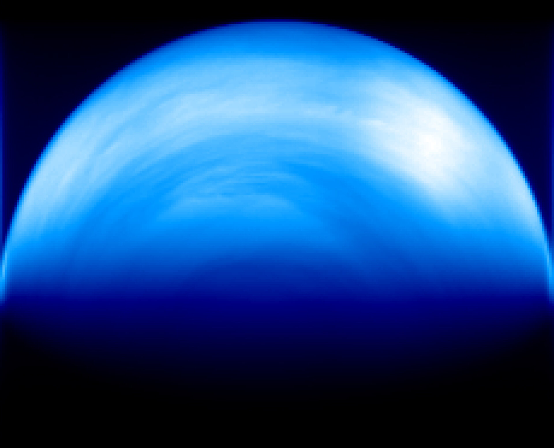 Des formations de l'atmosphère de Vénus vues par Virtis
