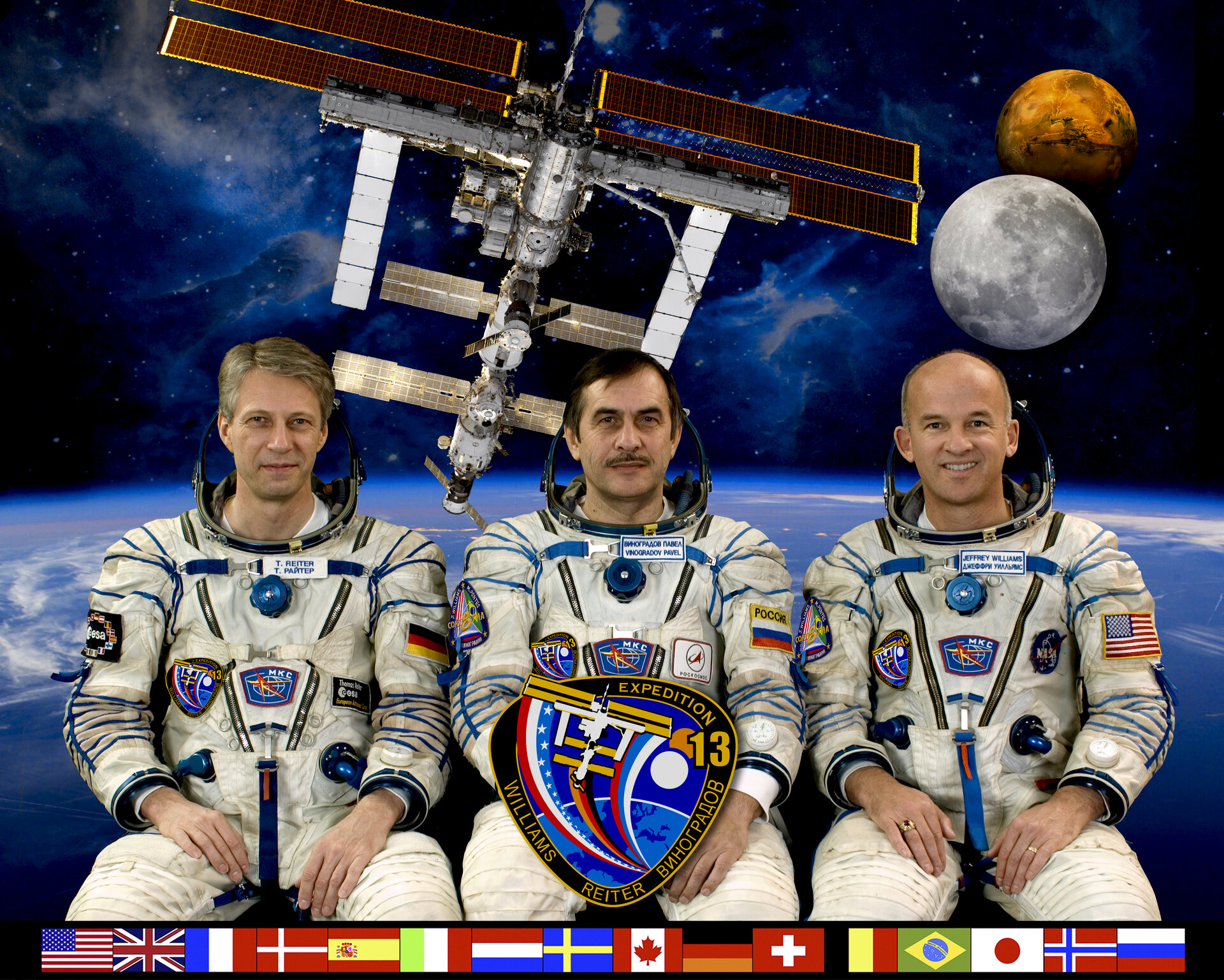 L’équipage permanent de l’ISS