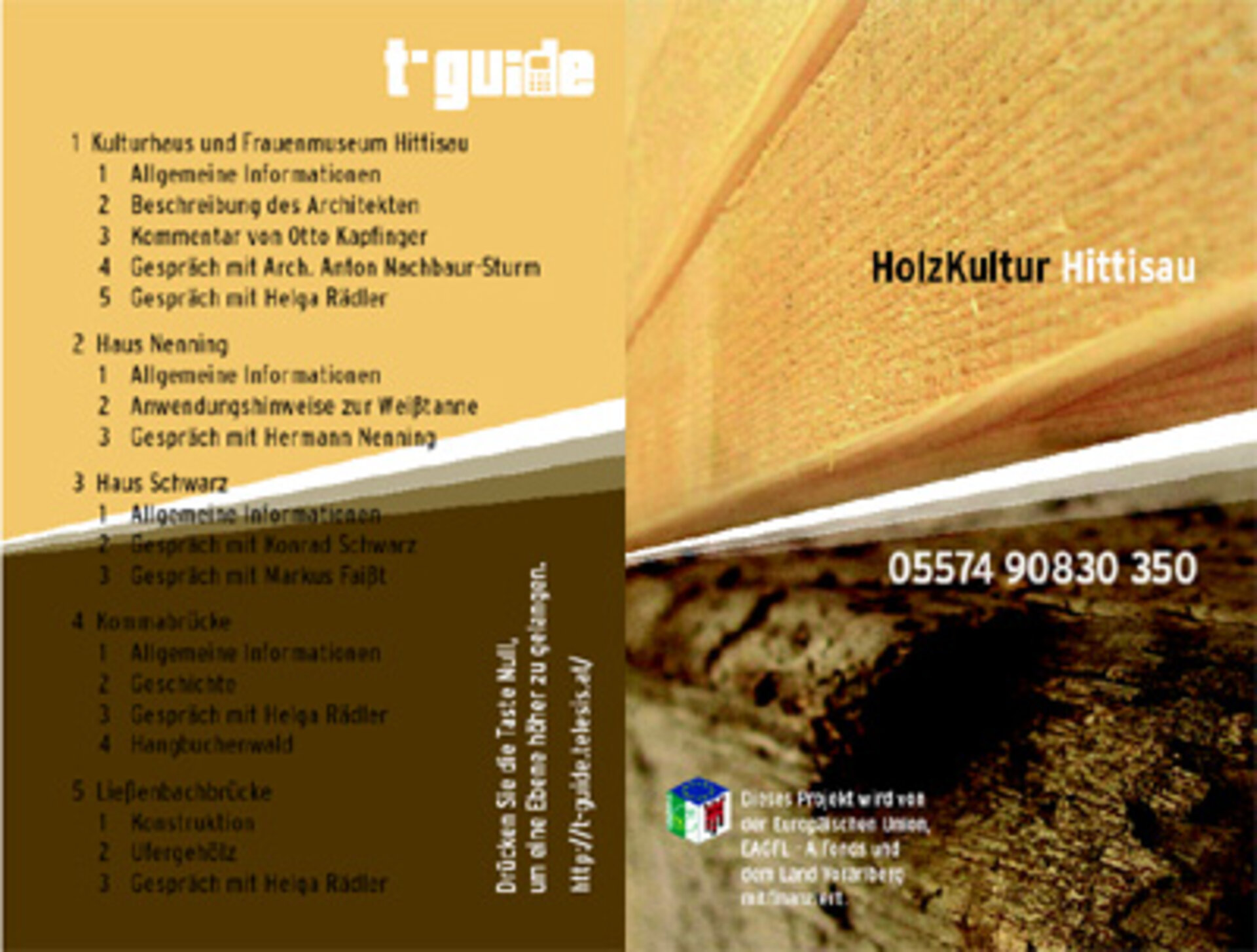 Holzkultur Hittisau - Eine Anwendung von t-guide