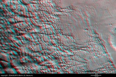 Iani Chaos, 3D anaglyph