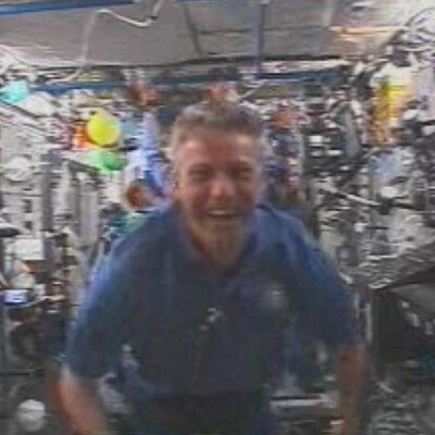 De Duitse ESA-astronaut Thomas Reiter zal zes maanden aan boord van het ISS blijven